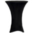Cocktail Table Black Spandex Cover Linen